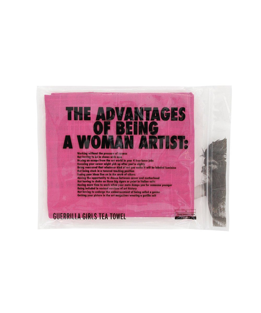 Third Drawer Down X Guerrilla Girls, Advantages Of Being A Woman Tea Towel Textiles Third Drawer Down