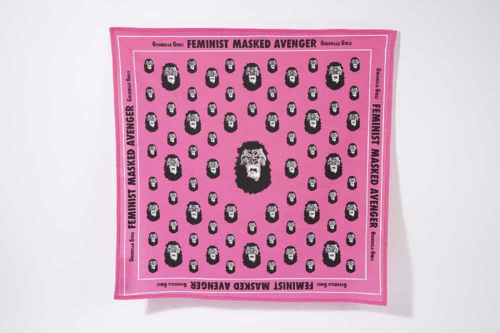 Third Drawer Down X Guerrilla Girls, Gorilla Bandana Textiles Third Drawer Down Studio