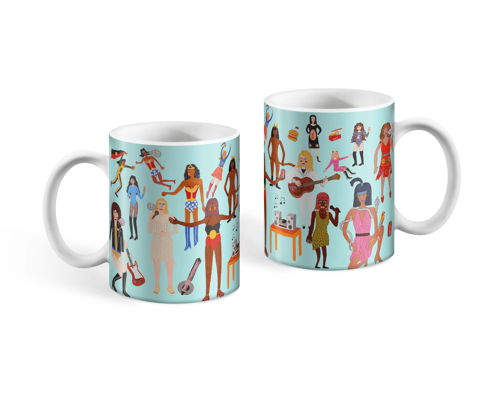 Wonder Woman's Wonderful World Mug x Kaylene Whiskey Ceramic Third Drawer Down Default 