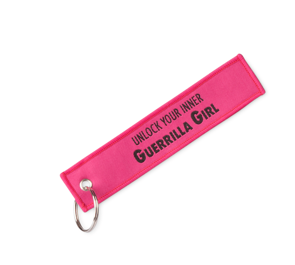 Unlock Your Inner Guerrilla Girl Keyring x Guerrilla Girls Textiles Third Drawer Down Studio