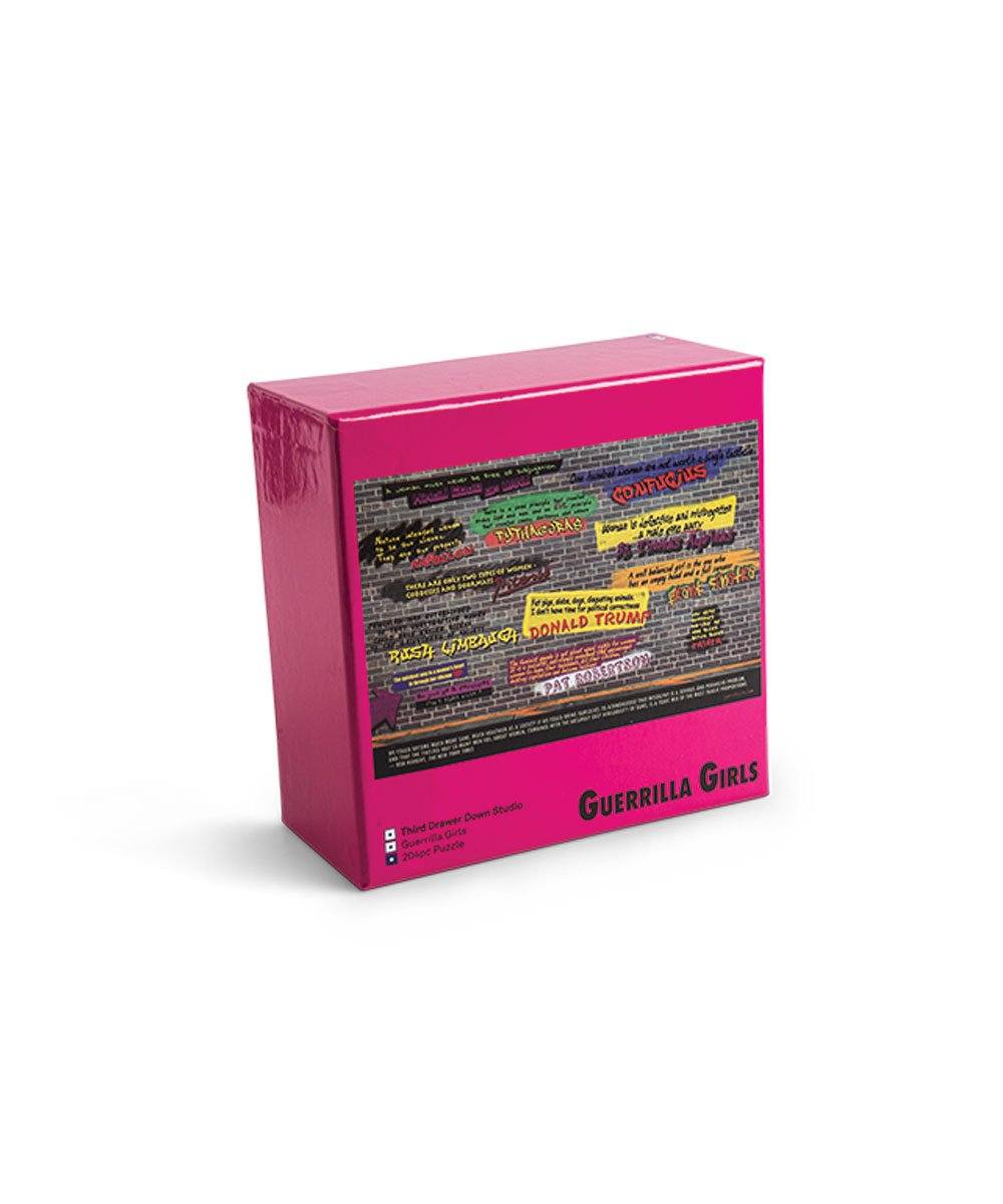 Third Drawer Down X Guerrilla Girls, Disturbing The Peace Jigsaw Puzzle Paper Third Drawer Down