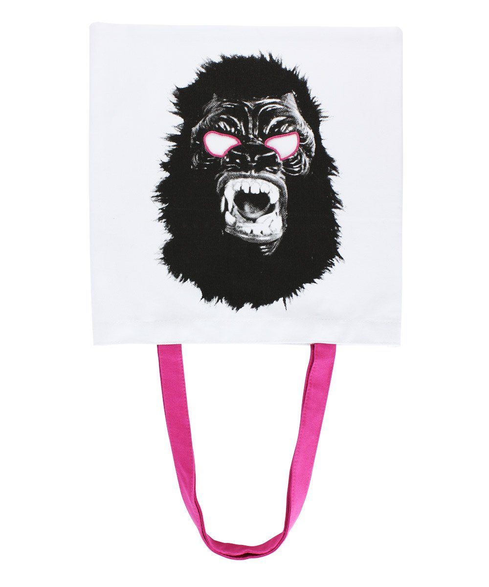 Third Drawer Down X Guerrilla Girls, Gorilla Mask Tote Bag Textiles Third Drawer Down Studio