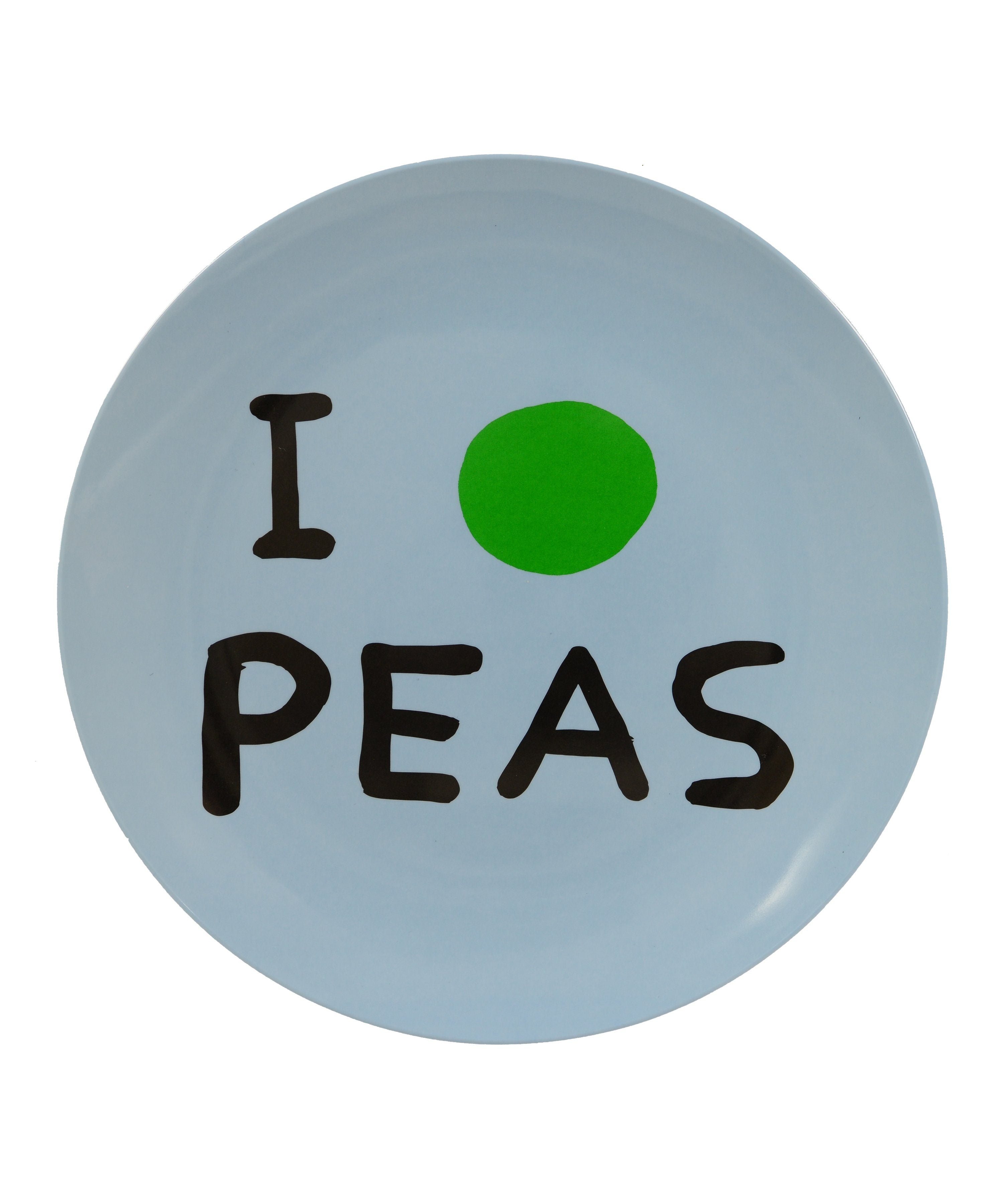I PEAS Melamine Plate x David Shrigley Tableware Third Drawer Down UK