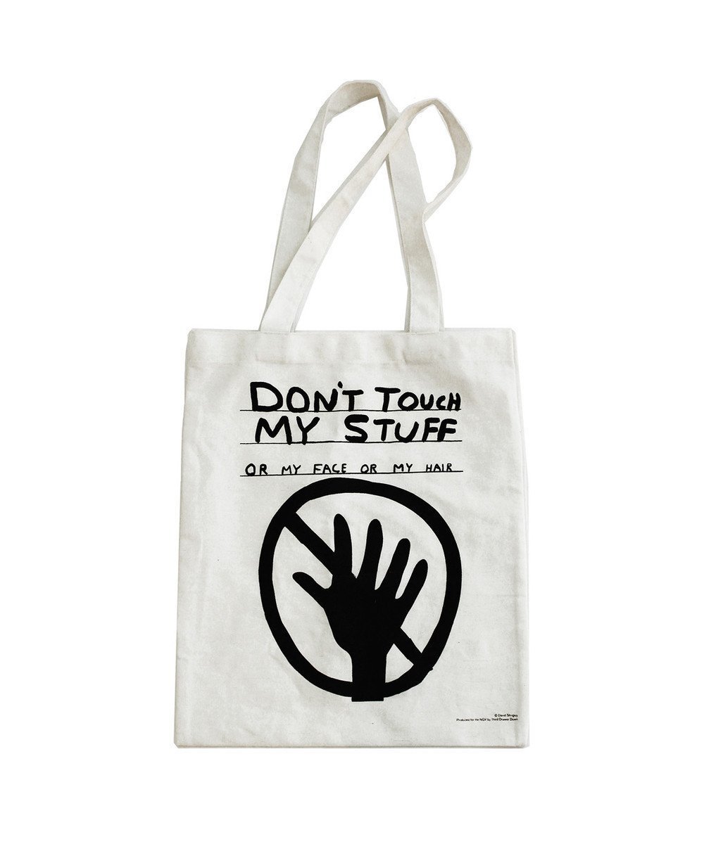 Third Drawer Down X David Shrigley, Don't Touch My Stuff Tote Bag Textiles Third Drawer Down Studio