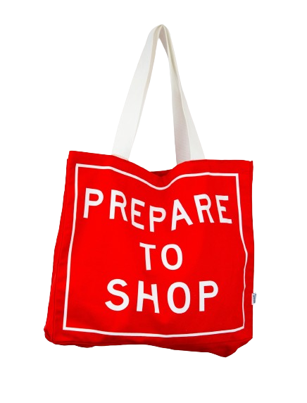 Prepare to Shop Tote Bag x Richard Tipping