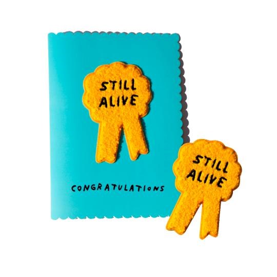 Still Alive Chenille Patch Gift Card x Adam JK