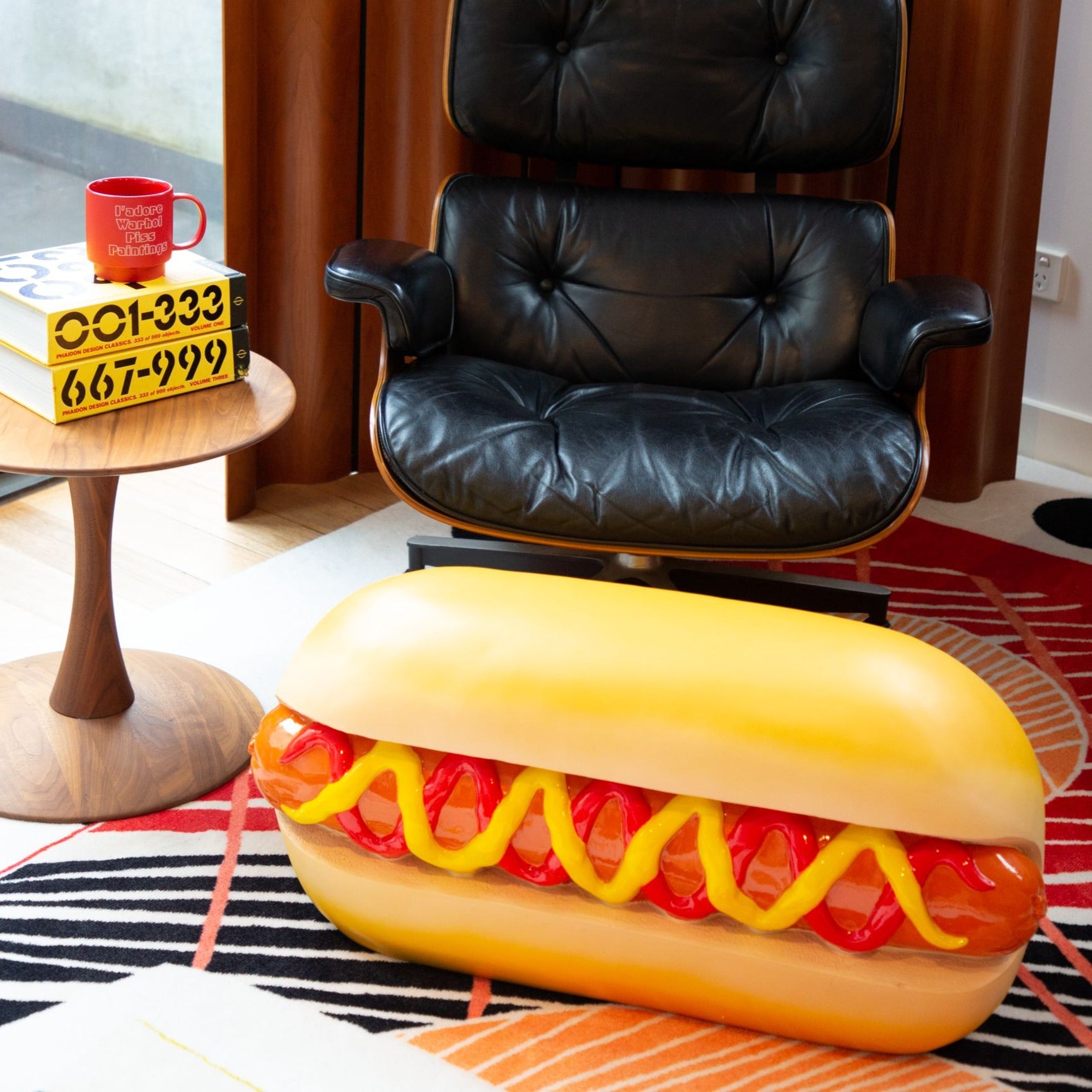 Giant Hot Dog Stool