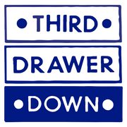 Third Drawer Down UK: Artist-Designed Artsy Gifts, Artful Goods Online logo