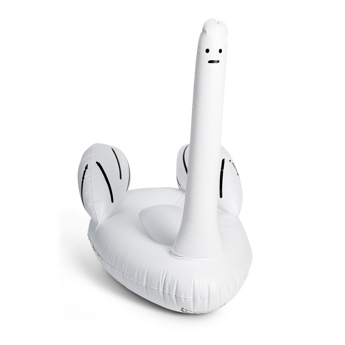 Ridiculous Inflatable Swan-Thing x David Shrigley