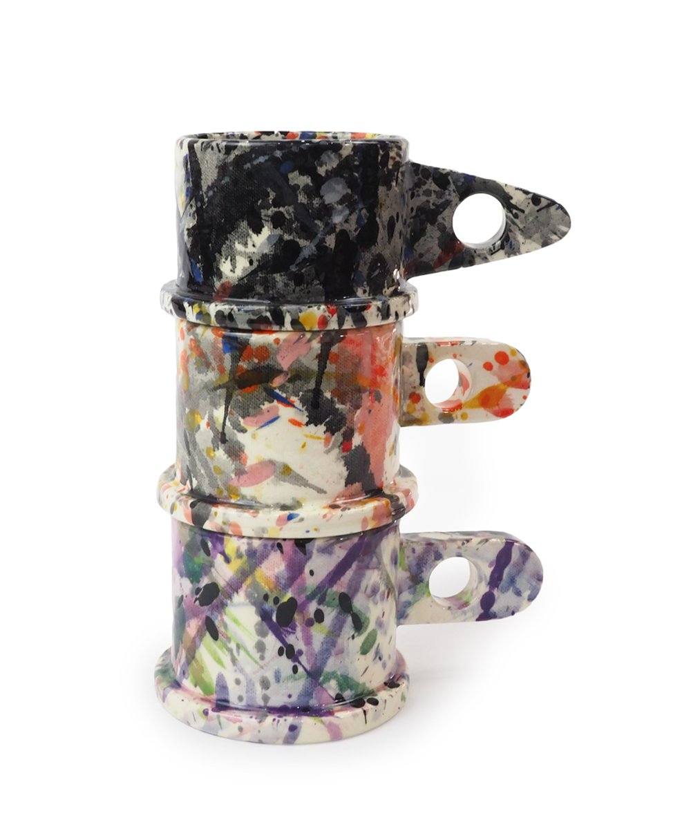 Splatter Mug Large Short x Echo Park Pottery