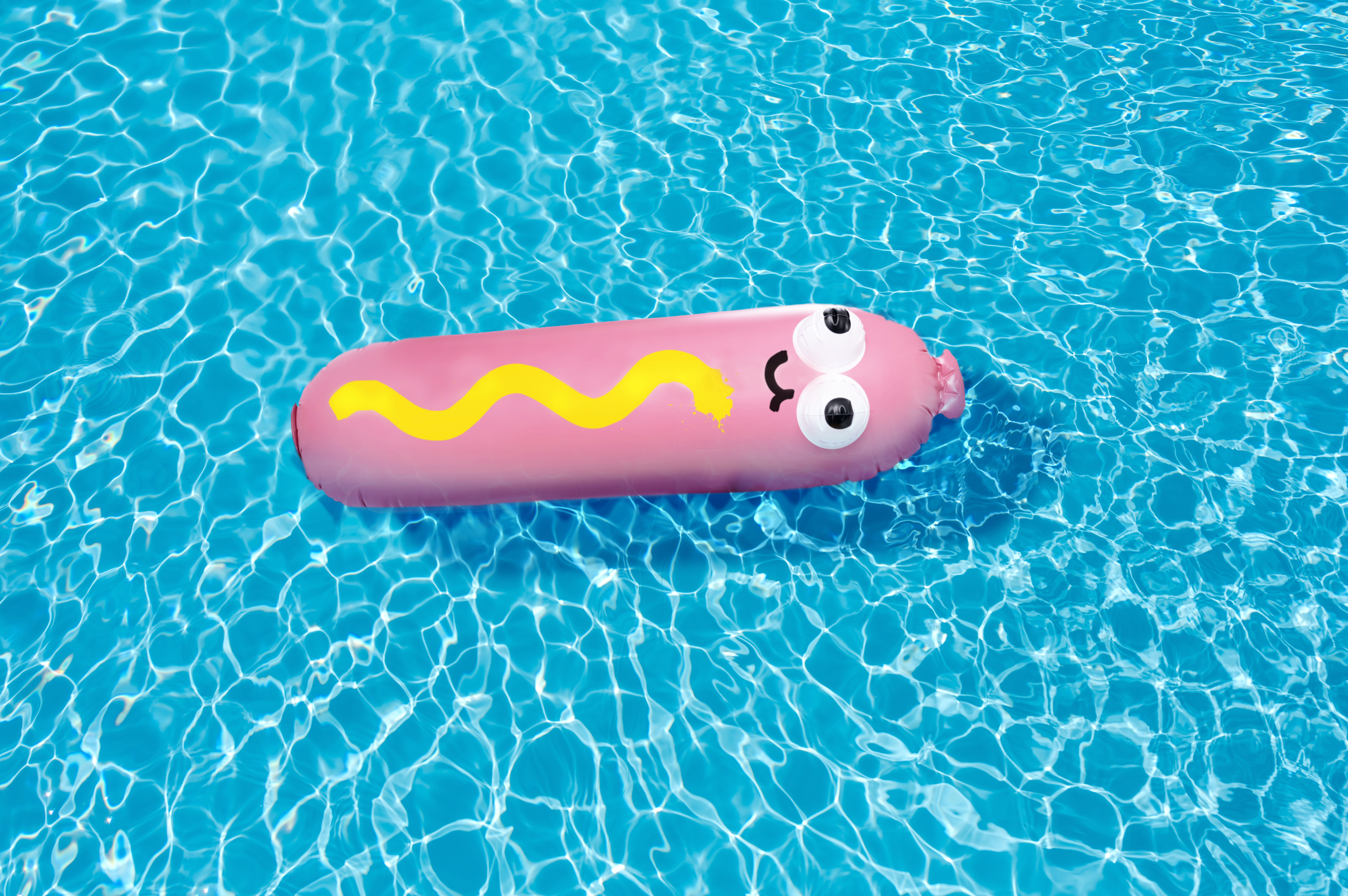 Hot Diggity Dog Pool Float x Jon Burgerman