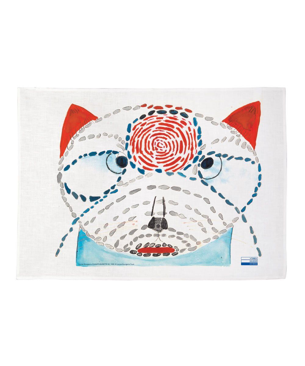 Third Drawer Down X Louise Bourgeois, Champfleurette #2 Tea Towel Textiles Third Drawer Down Studio