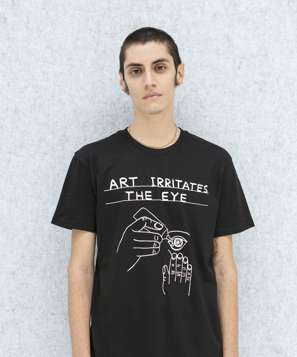 Art Irritates The Eye T-Shirt x David Shrigley Textiles Third Drawer Down Studio 