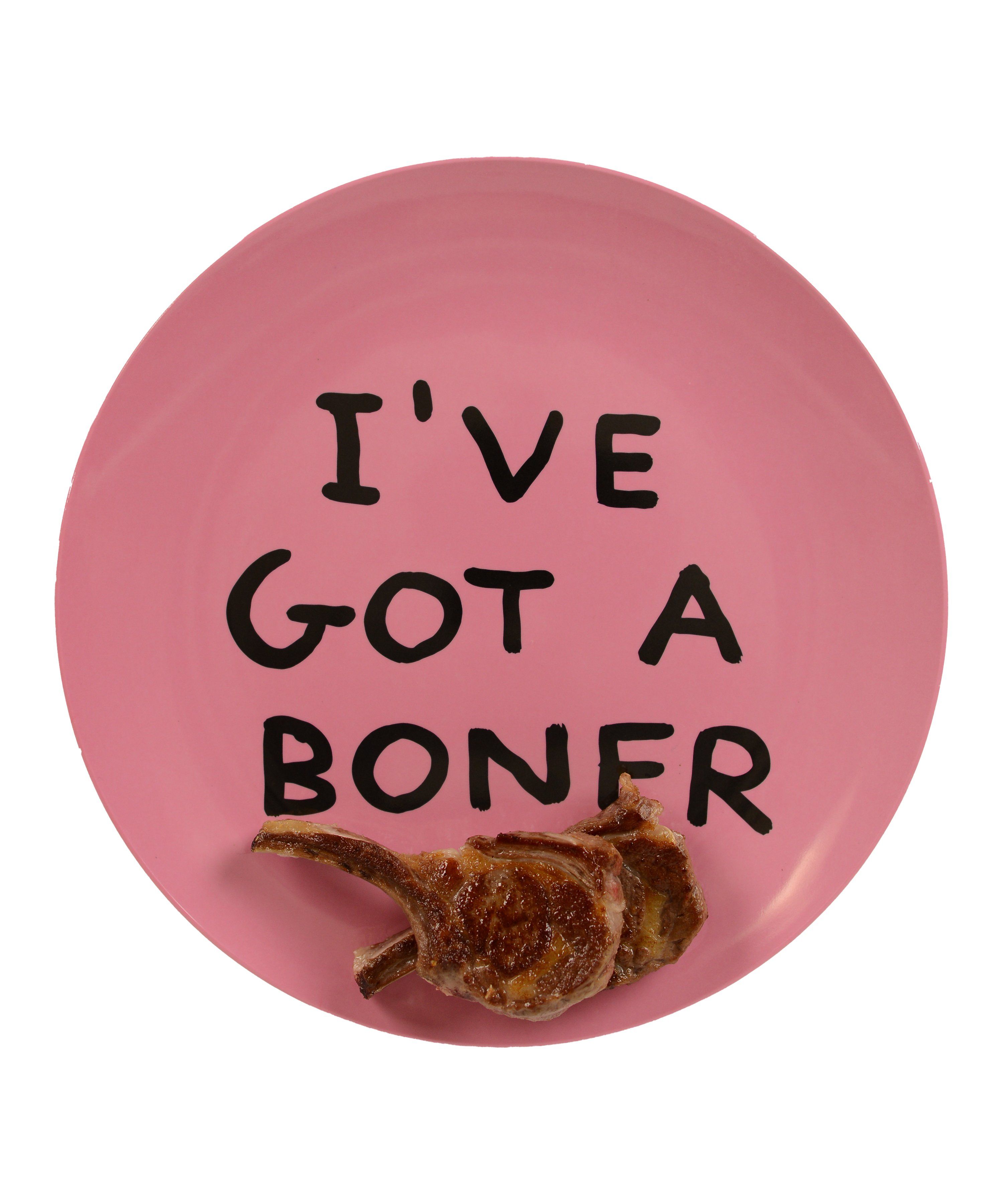 I’ve Got A Boner Melamine Plate x David Shrigley Tableware Third Drawer Down UK 