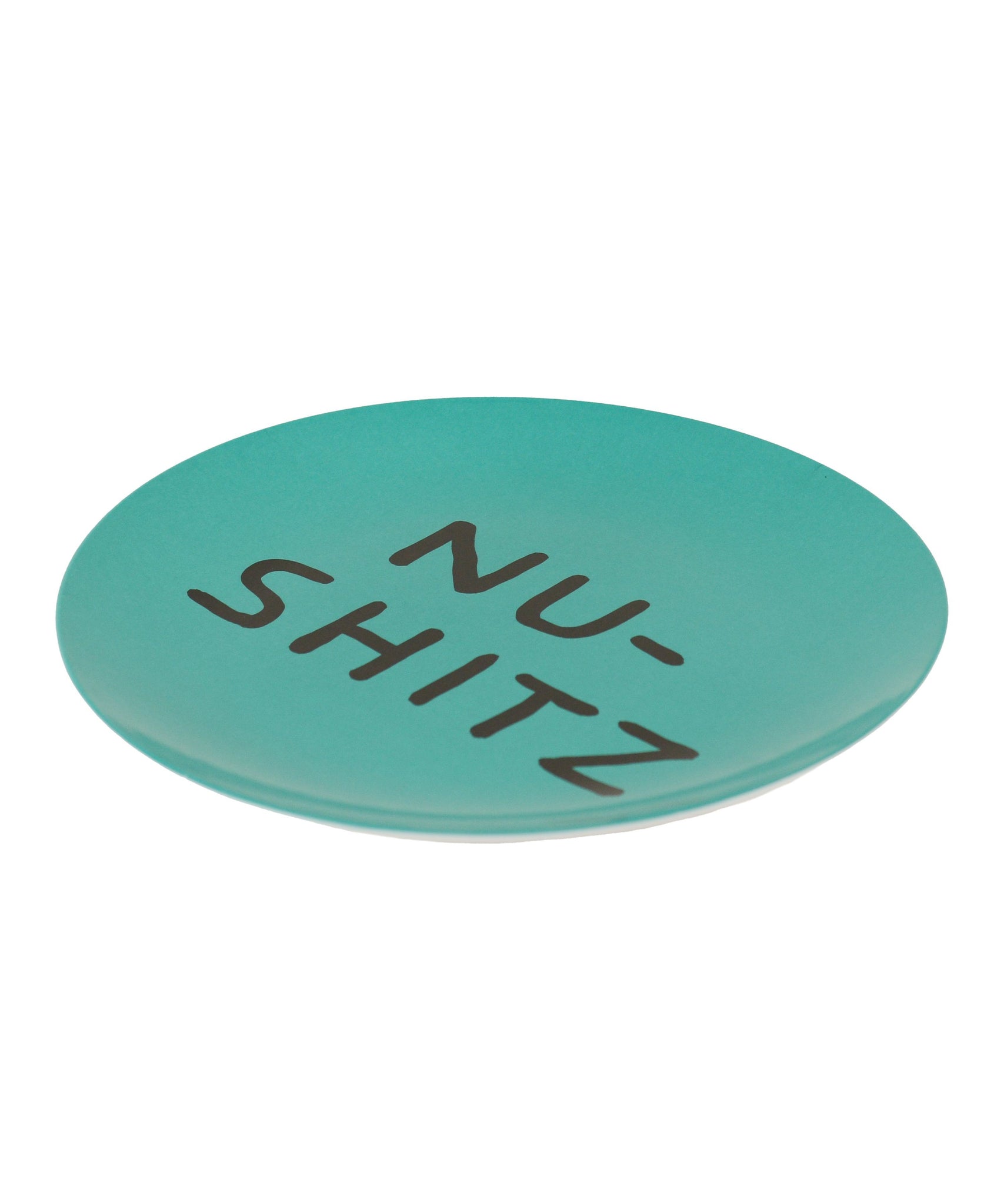 NU-SHITZ Melamine Plate x David Shrigley Tableware Third Drawer Down UK 