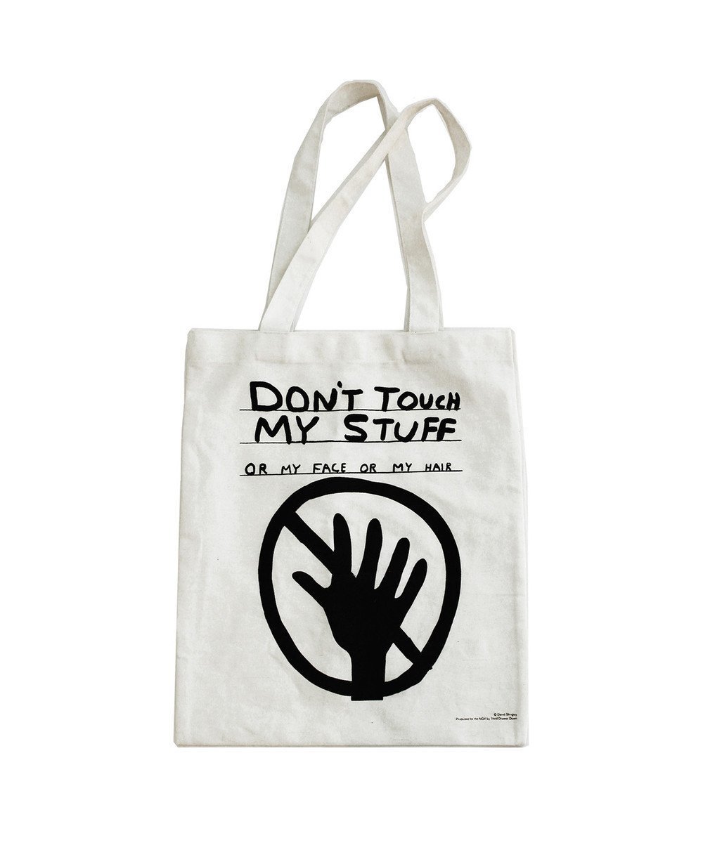 Third Drawer Down X David Shrigley, Don't Touch My Stuff Tote Bag Textiles Third Drawer Down Studio 