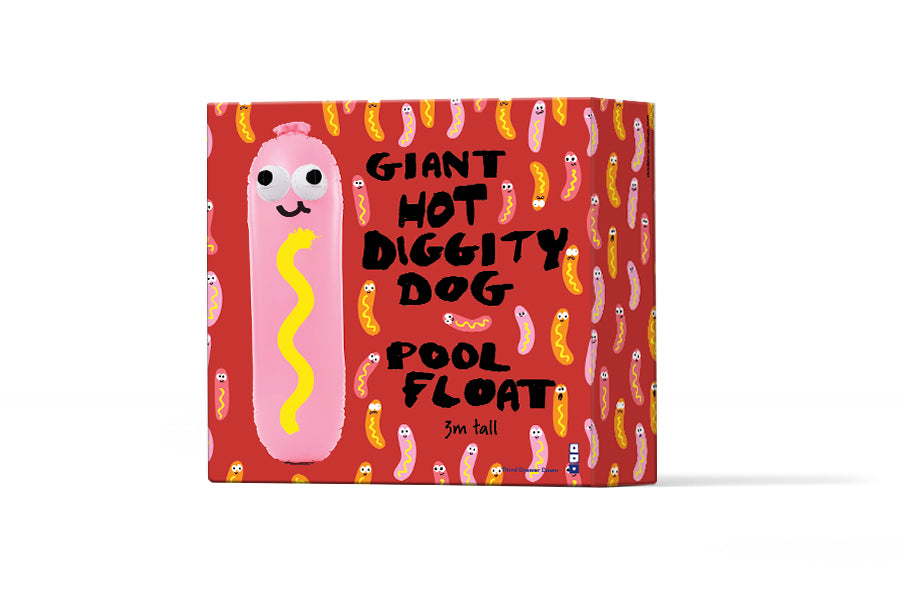 Hot Diggity Dog Pool Float XL x Jon Burgerman