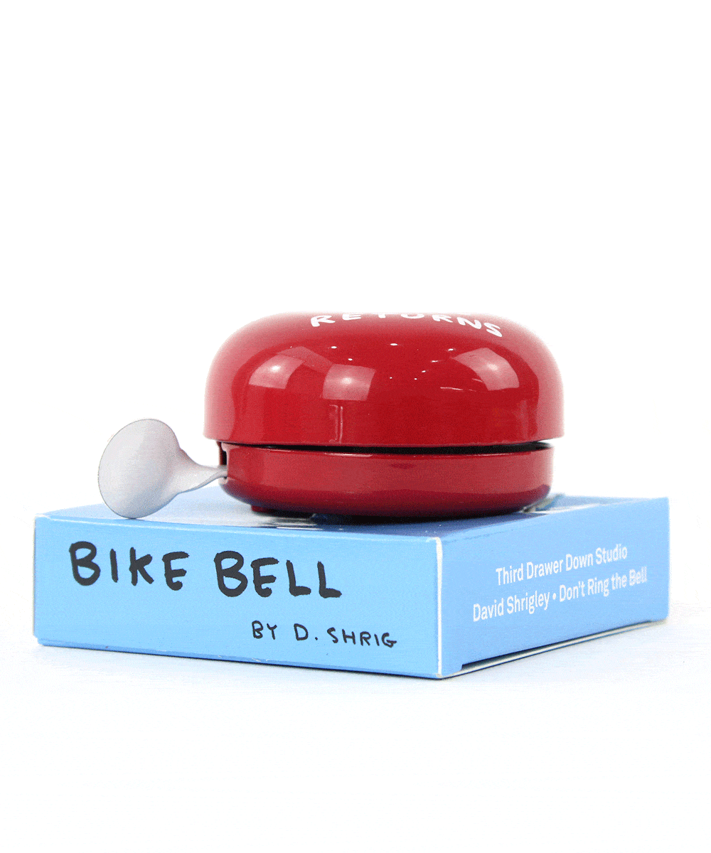 Don't Ring the Bell Bike Bell x David Shrigley Other Third Drawer Down Studio 